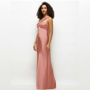 Dessy After six Pink One-Shoulder Dress NWT size XS